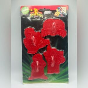 1994 Vintage Wilton Saban Mighty Morphin Power Rangers Cookie Cutter Set, NIP